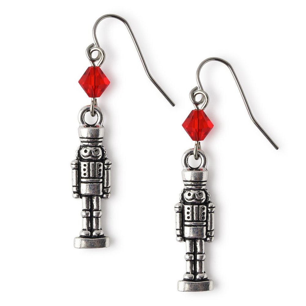 Nutcracker Earrings Christmas Holiday Dangle for Women Girls Jewelry Gifts